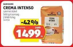 ALDI BARISSIMO CREMA INTENSO ajánlat