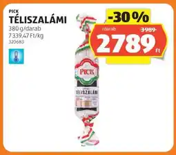 ALDI PICK Téliszalámi ajánlat