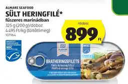 ALDI ALMARE SEAFOOD SÜLT HERINGFILÉ ajánlat