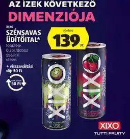 ALDI XIXO SZÉNSAVAS ÜDÍTŐITAL ajánlat