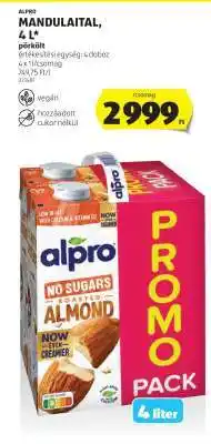 ALDI ALPRO MANDULAITAL, 4 L ajánlat