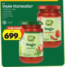ALDI BIO VEGÁN TÉSZTASZÓSZ ajánlat