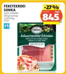 ALDI Feketeerdei Sonka ajánlat