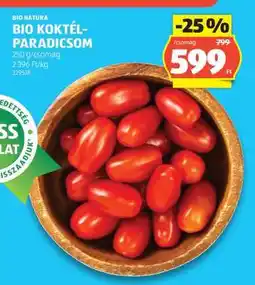 ALDI BIO KOKTÉLPARADICSOM ajánlat