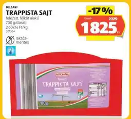 ALDI Milsani Trappista Sajt ajánlat