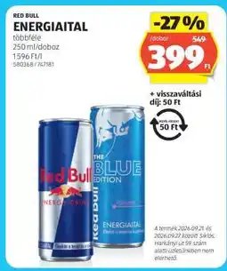 ALDI RED BULL Energiaital ajánlat