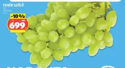 ALDI Fehér szőlő ajánlat