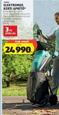 ALDI FERREX Elektromos Kerti Aprító ajánlat