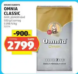 ALDI Douwe Egberts Omnia Classic ajánlat
