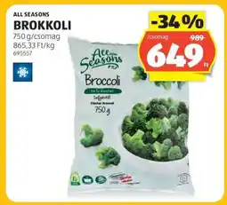 ALDI ALL SEASONS BROKKOLI ajánlat