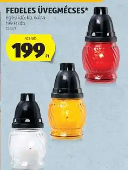 ALDI Fedeled üvegmécses ajánlat