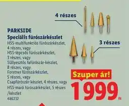 Lidl PARKSIDE Speciális fúrószárkészlet ajánlat