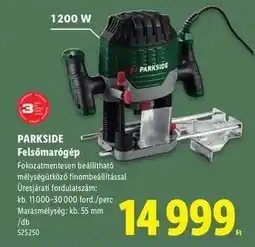 Lidl PARKSIDE Felsőmarógép ajánlat