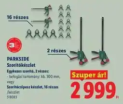 Lidl PARKSIDE Szorítókészlet ajánlat