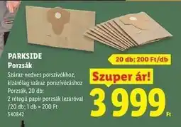 Lidl PARKSIDE Porszák ajánlat