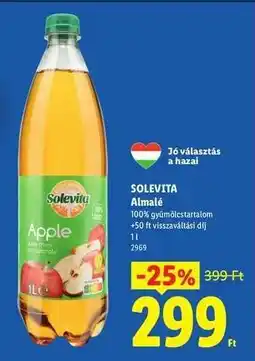 Lidl SOLEVITA Almalé ajánlat