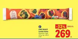 Lidl Chef Select Leveles tészta ajánlat