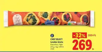 Chef Select Leveles tészta