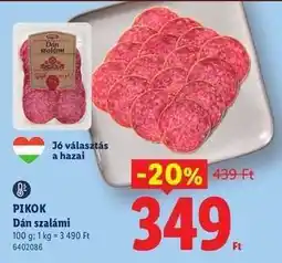 Lidl Pikok Dán szalámi ajánlat