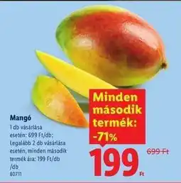 Lidl Mangó ajánlat
