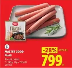 Lidl MASTER GOOD FÜSTLI ajánlat