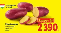 Lidl Piros burgonya ajánlat