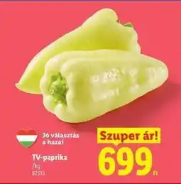 Lidl TV paprika ajánlat