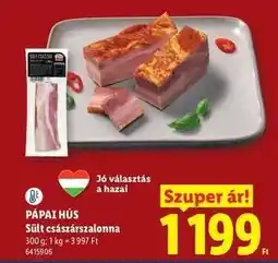 Lidl PÁPAI HÚS ajánlat