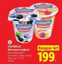 Lidl JOGOBELLA Mascarpone joghurt ajánlat