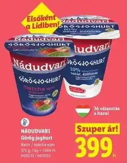 Lidl Nádudvari görög joghurt ajánlat