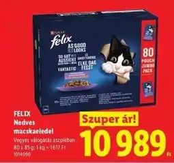 Lidl FELIX NEDVES MACSKAELEDEL ajánlat