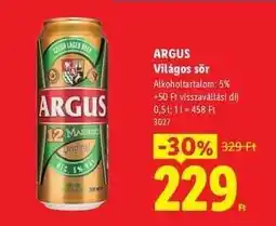 Lidl Argus ajánlat