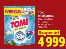 Lidl TOMI﻿﻿ Mosókapszula ajánlat
