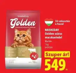 Lidl NashiDay Golden Száraz Macskaeledel ajánlat
