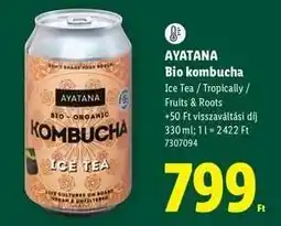 Lidl Ayatana Bio Kombucha ajánlat