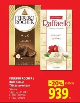 Lidl FERRERO ROCHER / RAFFAELLO ajánlat