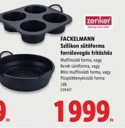 Lidl Fackelmann Szilikon sütőforma forrólevegős fritőzhöz ajánlat
