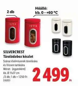 Lidl SILVERCREST Tárolódoboz-készlet ajánlat