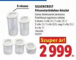 Lidl Silvercrest Frissentartódoboz-készlet ajánlat