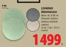 Lidl LIVARNO Alátétkészlet ajánlat