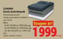 Lidl Livarno Gumis dzsörzélepedő ajánlat