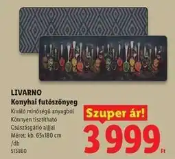 Lidl Livarno Konyhai futószőnyeg ajánlat