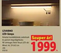 Lidl Livarno LED-lámpa ajánlat
