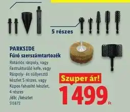 Lidl Parkside Fúró szerszámtartozék ajánlat
