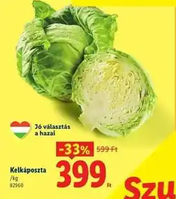 Lidl Kelkáposzta ajánlat