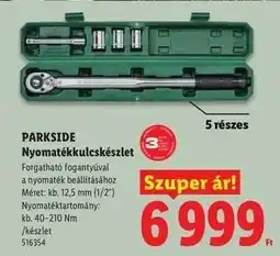 Lidl PARKSIDE Nyomatékkulcskészlet ajánlat