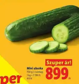 Lidl Mini uborka ajánlat