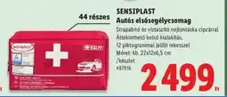 Lidl sensiplast Autós elsősegélycsomag ajánlat