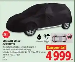 Lidl Ultimate Speed Autóponyva ajánlat