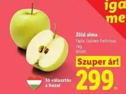Lidl Zöld alma ajánlat
